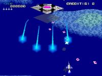 une photo d'Ã©cran de Xevious 3D sur Sony Playstation